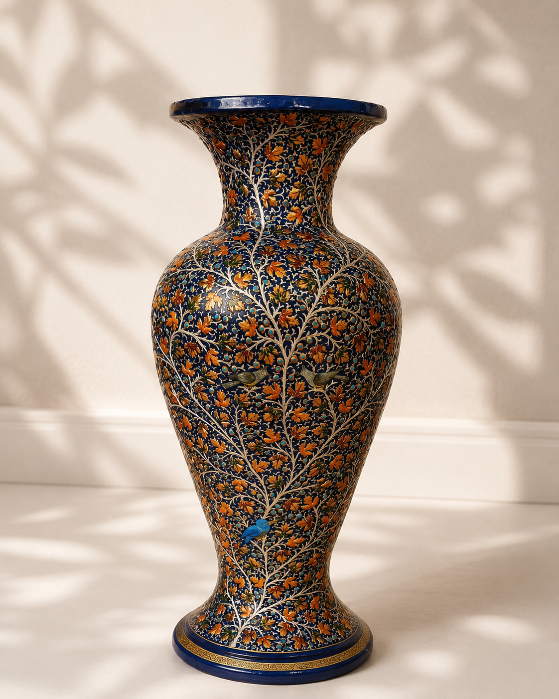 Artisan Papier-Mâché Grand Vase